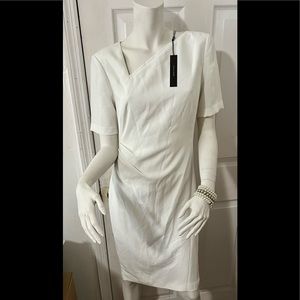 TAHARI- White Dress she US 8